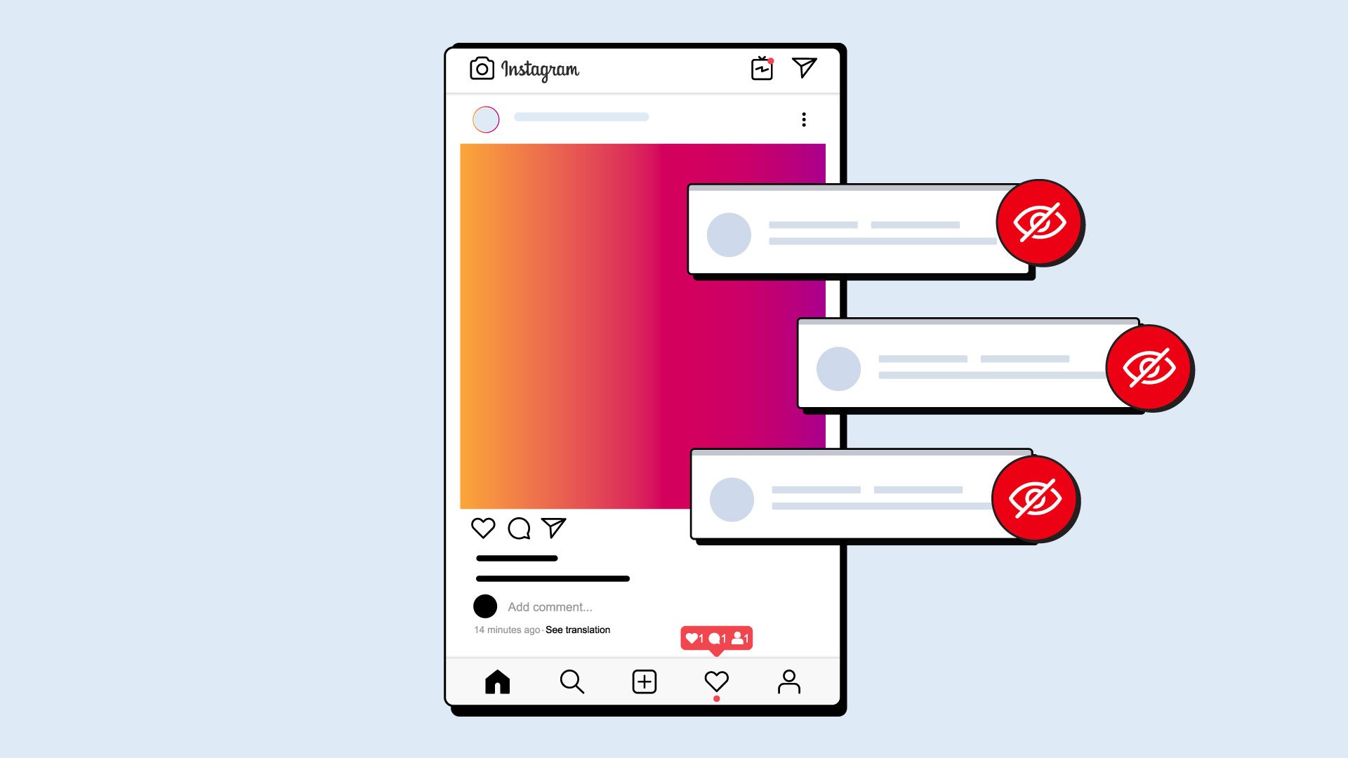 Learn how to hide comments on Instagram | BrandBastion